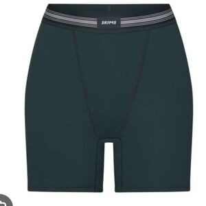 SKIMS - COTTON RIB BOXER (SPRUCE MULTI)